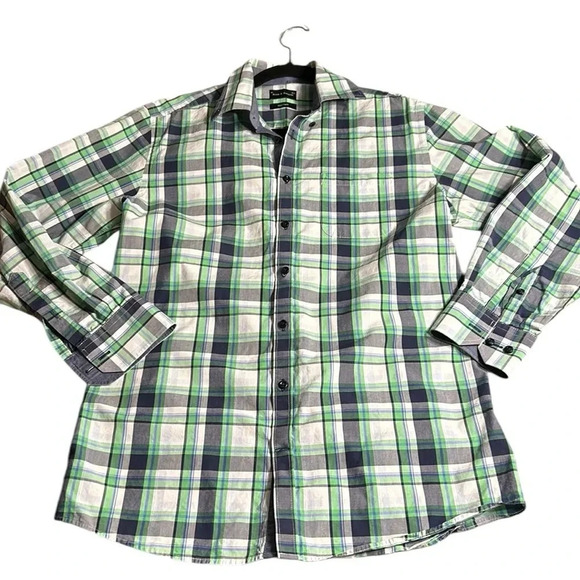 Bruun & Stengade vintage country plaid shirt,US NECK 15.5”,Yellowstone,rodeo - Picture 12 of 14